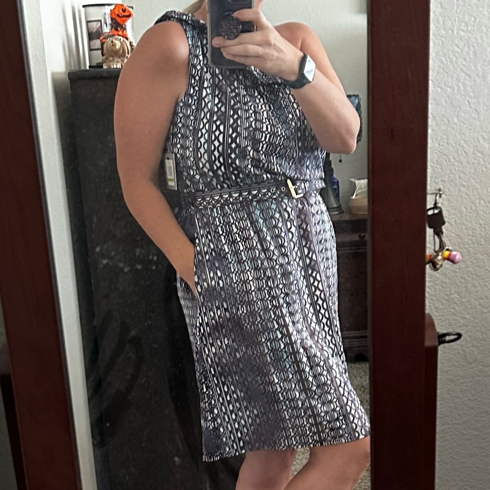 Marc New York Andre Marc Size 14 One Shoulder Dress